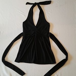 Guess Black Halter Top